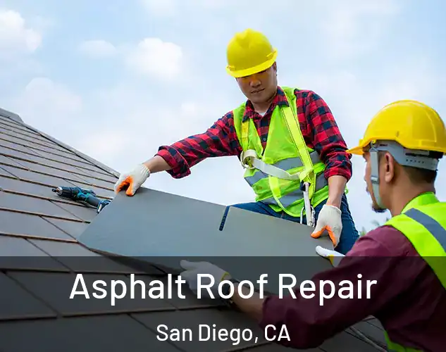  Asphalt Roof Repair San Diego, CA