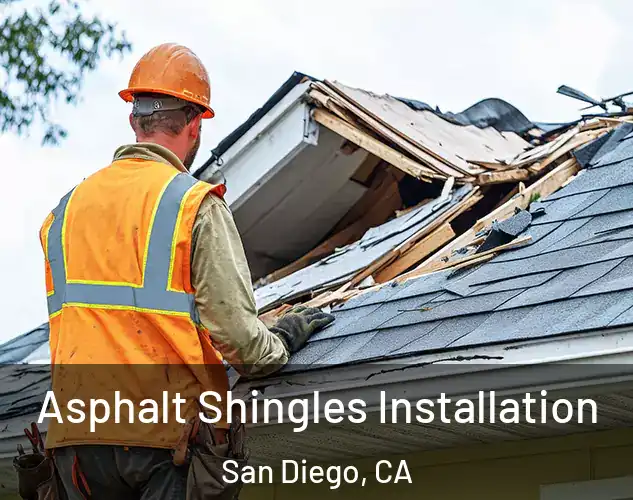  Asphalt Shingles Installation San Diego, CA