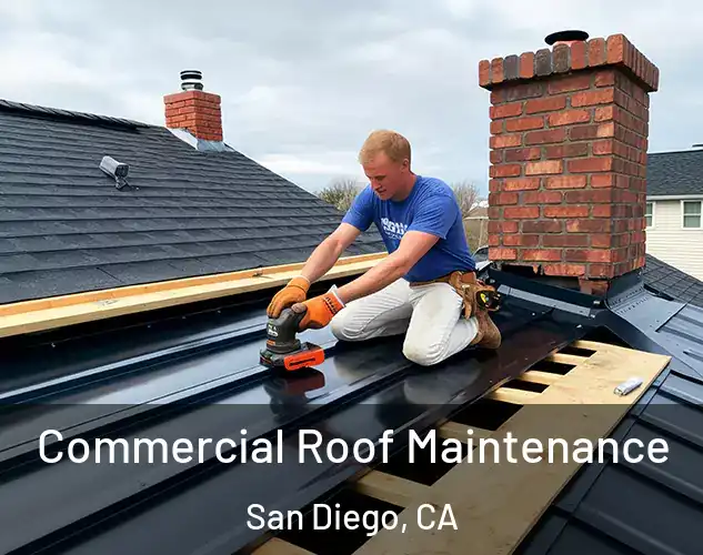  Commercial Roof Maintenance San Diego, CA
