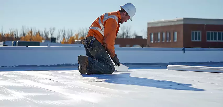 Flat Roof Drain Installation in San Diego