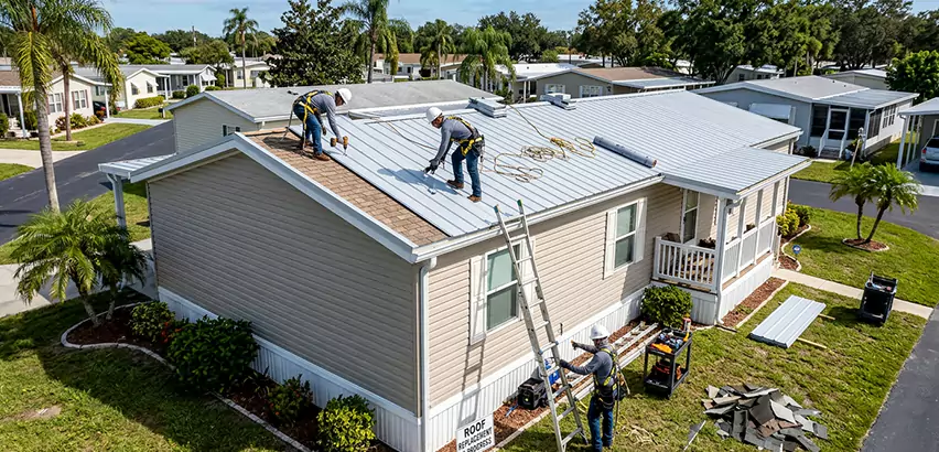 Mobile Home Metal Roof Replacement in San Diego