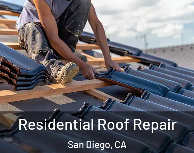 Residential Roof Repair San Diego, CA