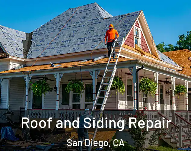  Roof and Siding Repair San Diego, CA