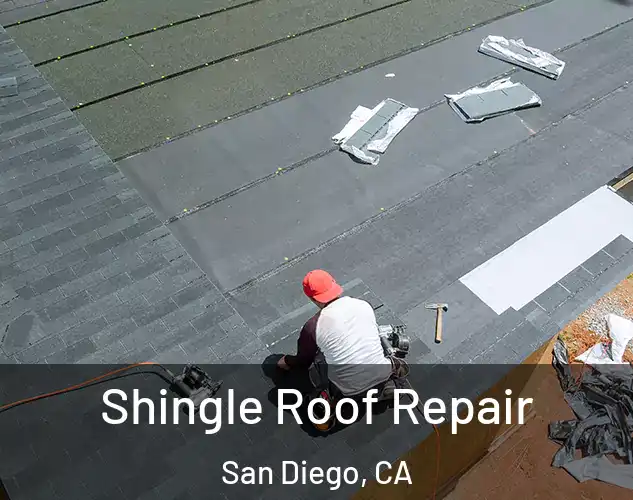  Shingle Roof Repair San Diego, CA