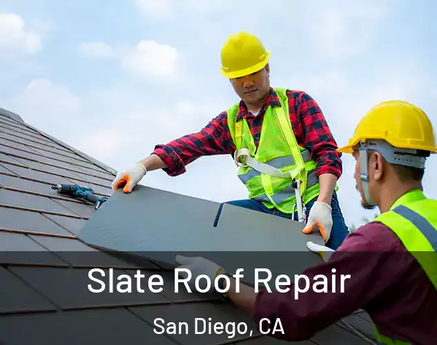  Slate Roof Repair San Diego, CA