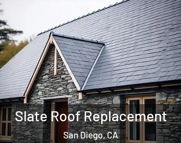  Slate Roof Replacement San Diego, CA
