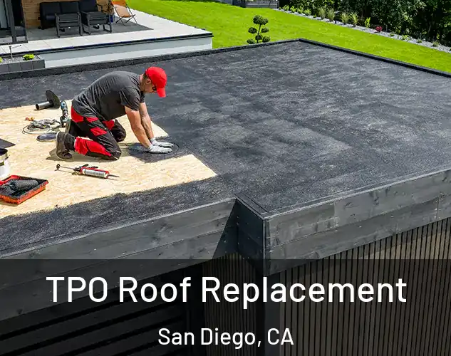  TPO Roof Replacement San Diego, CA