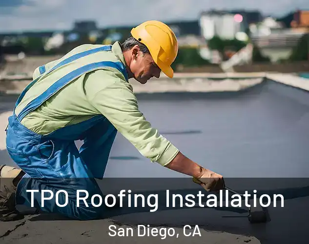  TPO Roofing Installation San Diego, CA